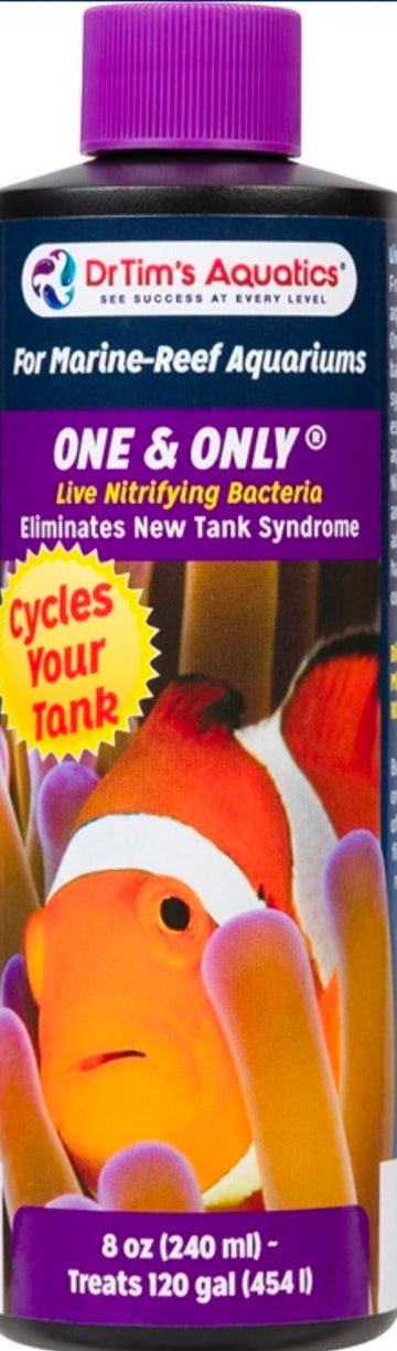 One & Only Live Nitrifying Bacteria for reef Aquaria 8oz