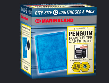 Marineland Penguin Bio-Wheel Power Filter Cartridges Rite-Size C, Pack of 6
